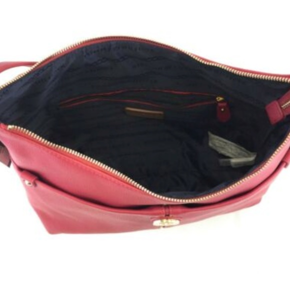 AUTHENTIC TOMMY HILFIGER Red Imitation Leather - Picture 7 of 8